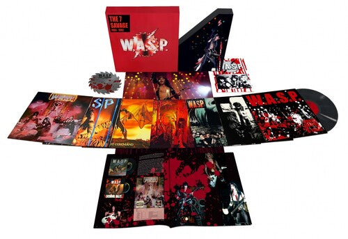 W.a.S.P.: 7 Savage - 140gm 8LP Box, 60pg Book, Poster, Numbered Certificate