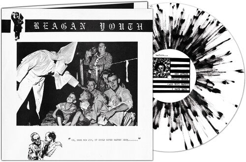 Reagan Youth: Youth Anthems For The New Order - BLACK & WHITE SPLATTER