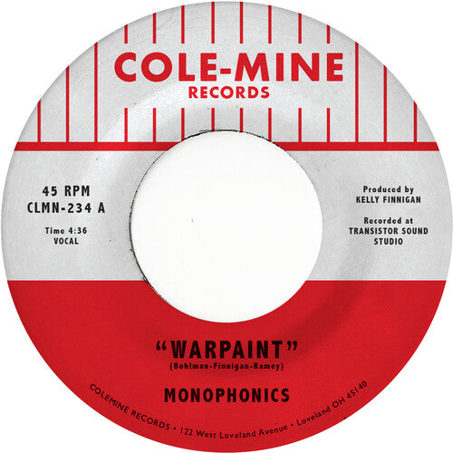 Monophonics & Kelly Finnigan: Warpaint / Crash & Burn - Black Swirl