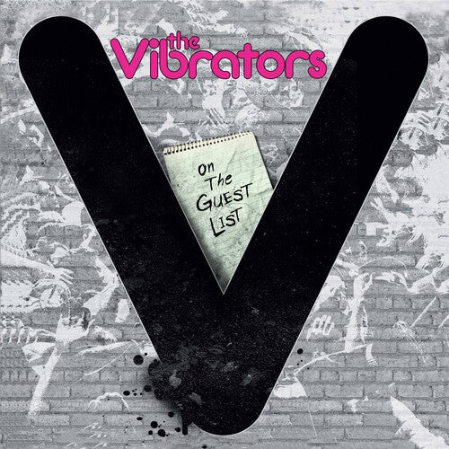 Vibrators: On The Guest List - Pink/Black Splatter
