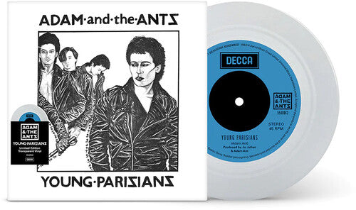 Adam & the Ants: Young Parisians - Limited Clear 7-Inch Vinyl