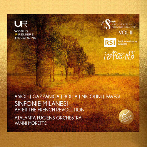 Asioli / Gazzaniga / Atalanta Fugiens Orchestra: Sinfonie Milanesi After the French Revolution
