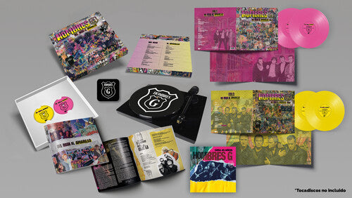 Hombres G: Del Rosa Al Amarillo - Yellow & Pink 4LP Box incl. 2CD, Slipmat, Booklet, Patch & Postcard