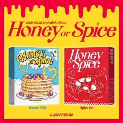 Lightsum: Honey Or Spice - inc. 64pg Booklet, 28pg Mini-Photobook, Lyric Paper, Photocard, Folding Photocard + Frame, 3 Graphic Stickers, Portrait Sticker + Mini-Poster