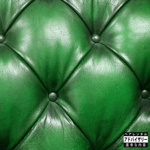 Sonnyjim / Camoflauge Monk: Money Green Leather Sofa