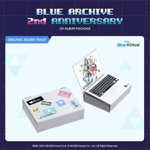 Blue Archive: 2nd Anniversary Soundtrack - incl. 32pg Photobook, 2024 Calendar, Yuzu's Ticket, Keyring From Momoi, 6 Photocards + Special Item Coupon