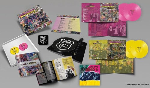 Hombres G: Del Rosa Al Amarillo - Ltd Yellow & Pink Double Vinyl Box incl. 2CDs, Slipmat, Booklet, Patch, plus Bonus Signed Postcard