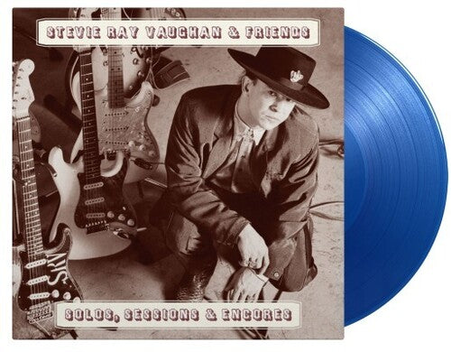 Vaughan, Stevie Ray & Friends: Solos Sessions & Encores - Limited 180-Gram Translucent Blue Colored Vinyl