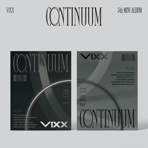 Vixx: Continuum - Random Cover - incl. Photobook, Postcard, Folded Poster, Transparent Bookmark, Photocard Frame, Transparent Photocard, Photocard, Group Photocard + Transparent Sticker