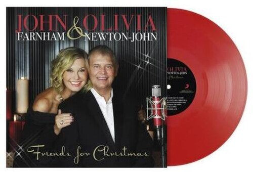 Farnham, John / Newton-John, Olivia: Friends For Christmas - Red Colored Vinyl