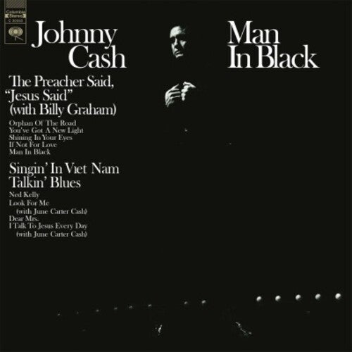 Cash, Johnny: Man In Black - Limited 180-Gram Crystal Clear Vinyl