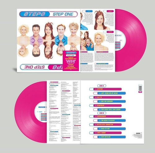 Steps: Step One - 140-Gram Neon Magenta Colored Vinyl