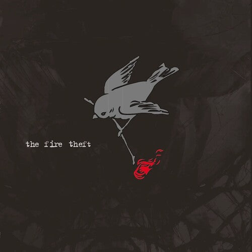 Fire Theft: The Fire Theft - Clear Red w/ Black & White Marble Vinyl