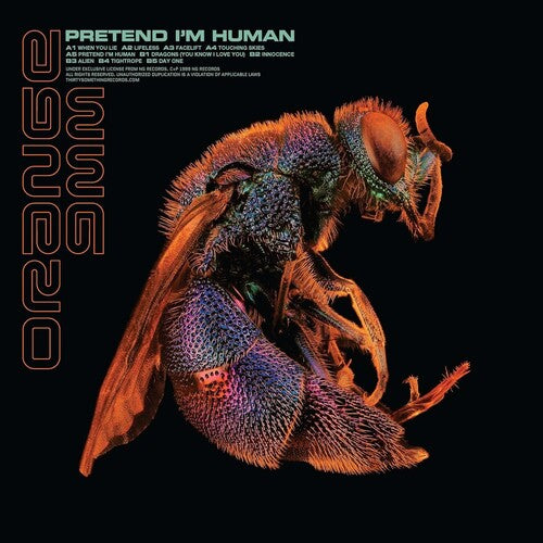 Orange 9mm: Pretend I'm Human - 180gm Colored Vinyl w/ Etched B-side