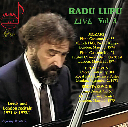 Beethoven, L.V. / Brahms / Chopin / Lupu: Radu Lupu Live, Vol. 3