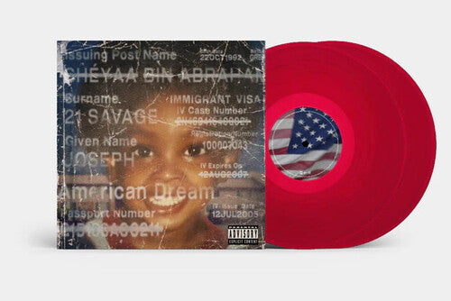 21 Savage: American Dream - Red Colored Vinyl