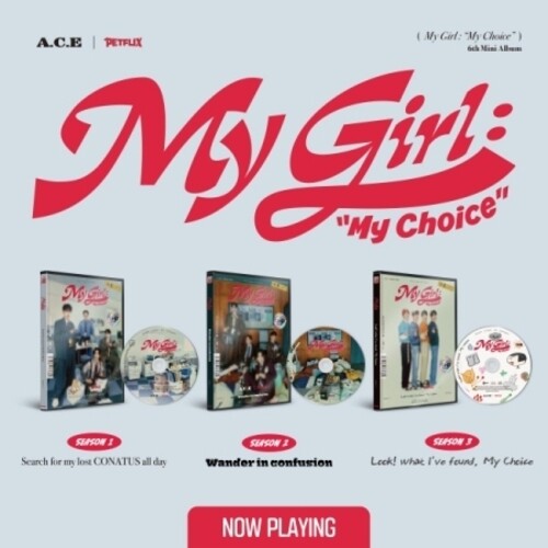 A.C.E: My Girl : My Choice - incl. 120pg Photobook, Mini-Game, 4 Paper Dolls, 4-Cut Photo, Sticker + 2 Photocards