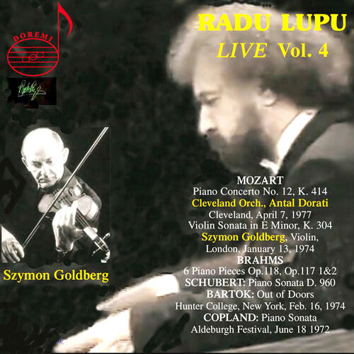 Bartok / Brahms / Cleveland Orchestra: Radu Lupu Live, Vol. 4