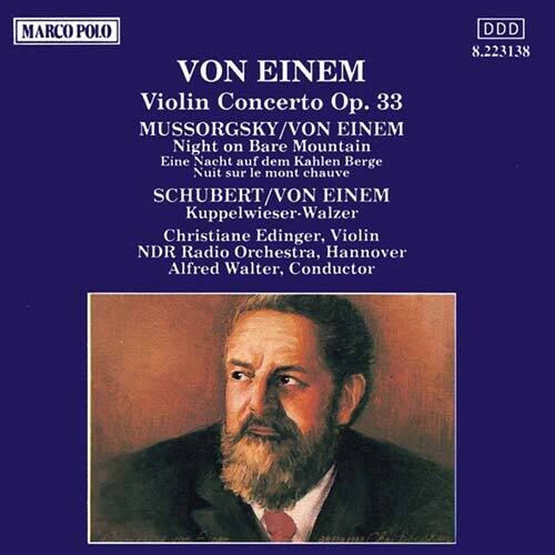 Von Einem / Edinger / North German Rso / Walter: Violin Concerto