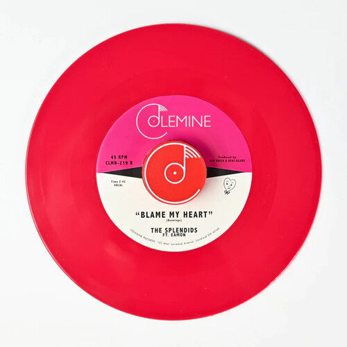 Splendids & Eamon: Cry Baby Cry / Blame My Heart (opaque Red Vinyl 7