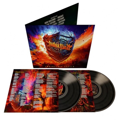 Judas Priest: Invincible Shield - Deluxe Gatefold Black Vinyl with Alternate Cover Artwork