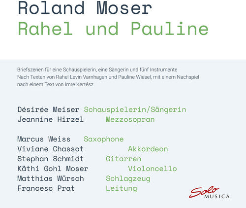 Moser / Meiser / Hirzel / Wursch: Moser: Rahel und Pauline