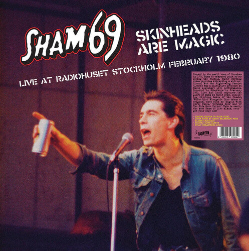 Sham 69: Skinheads Are Magic: Live In Stockholm 02/02/1980 - Red Marble Colored Vinyl