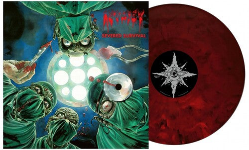 Autopsy: Severed Survival: 35th Anniversary - Green Sleeve, 140gm Red & Black Marble Vinyl