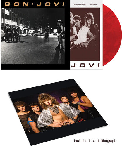 Bon Jovi: Bon Jovi - Limited Ruby Red Colored Vinyl with Lithograph