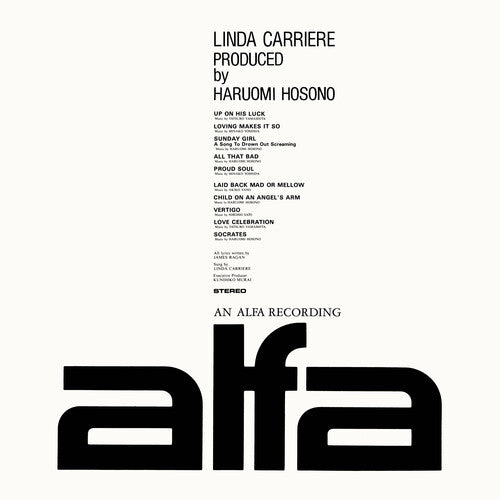 Carriere, Linda: Produced by Haruomi Hosono