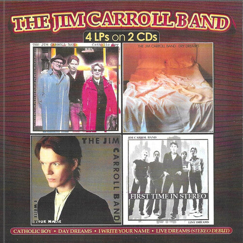 Carroll, Jim: 4 Lps On 2 Cds (Catholic Boy / Day Dreams / I Write Your Name / Live Dreams)