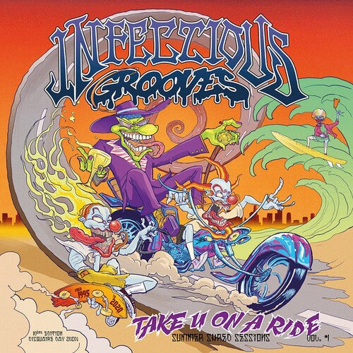 Infectious Grooves: Take U on a Ride (EP) - Green/Purple Splatter.