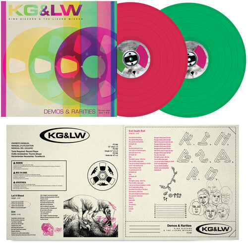 King Gizzard & the Lizard Wizard: Demos & Rarities (Fuzz Club Official Bootleg) - Transparent Green & Red Colored Vinyl