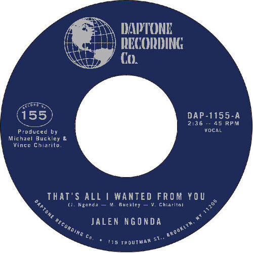 Ngonda, Jalen: That's All I Wanted From You / So Glad I Found You