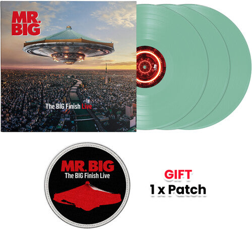 Mr Big: The BIG Finish Live - Mint 3LP + Gift "Embroidery Patch"