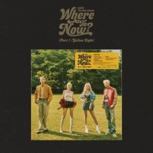 Kard: Where To Now? - Part.1 : Yellow Light - incl. Postcard, Mini-Photo Book, Photo Book, Lyrics Poster, Folded Poster, Hologram Sticker, Brand Card, 2 Photocards, Photomaton + 2 Stickers