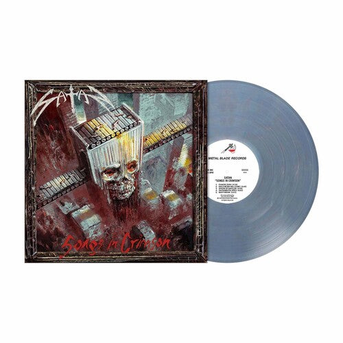 Satan: Songs In Crimson - Transparent Pigeon Blue Colored Vinyl