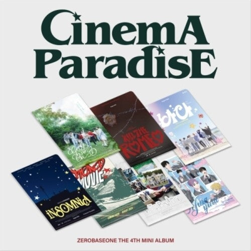 Zerobaseone: Cinema Paradise - Zerose - Random Cover - incl. Postcard Book, Postcard, Photocard, Unit Photocard + 3 Stickers