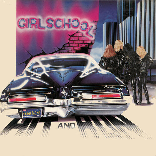 Girlschool: Hit And Run - Magenta Marble