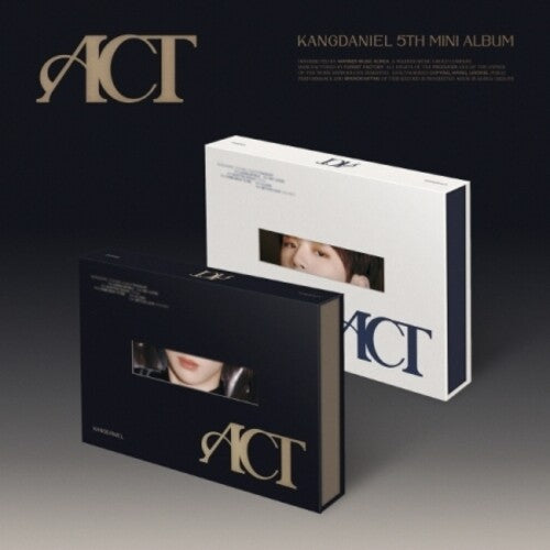 Kang Daniel: Act - Random Cover - incl. 72pg Photobook, Selfie Photocard, Film Photo, Sticker + Bookmark