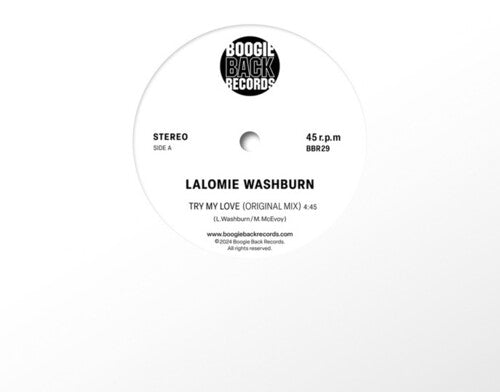 Washburn, Lalomie: Try My Love