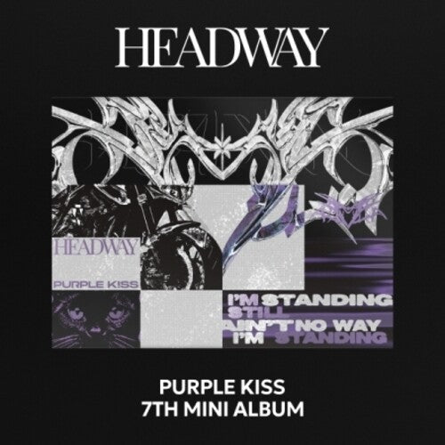 Purple Kiss: Headway - incl. 96pg Photobook, Envelope, 2 Stickers, Postcard, Unit Bookmark, Polaroid, Lyrics Poster + 2 Photocards