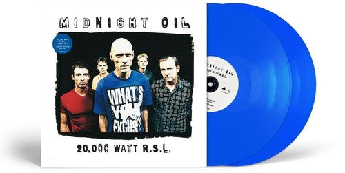 Midnight Oil: 20000 Watt R.S.L.: The Best Of - Limited Blue Colored Vinyl