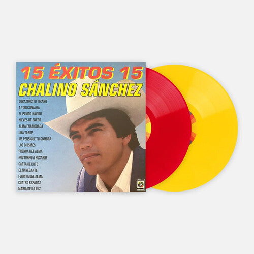 Sanchez, Chalino: 15 Exitos 15 - Red & Yellow Colored Vinyl