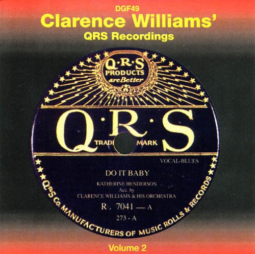 Williams, Clarence: QRS Recordings, Vol. 2