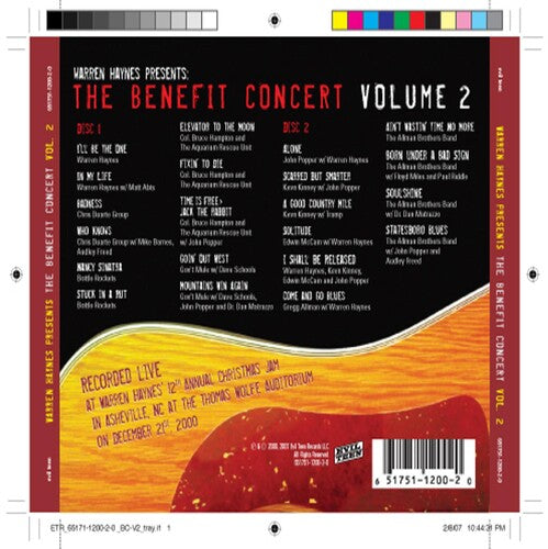 Haynes, Warren: The Benefit Concert, Vol. 2