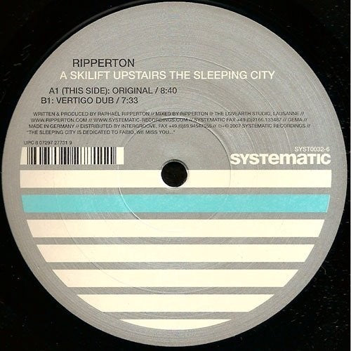Ripperton: Skilift Upstair the Sleeping City