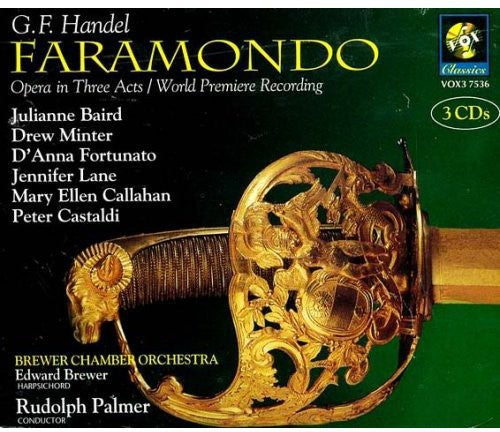 Handel / Palmer / Baird / Brewer Chamber Orchestra: Faramondo ( Complete Opera In 3 Acts )