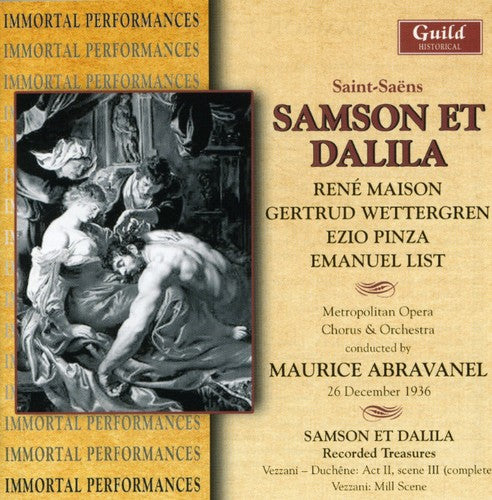 Wettergren / Pinza / List: Samson Et Delila 1936