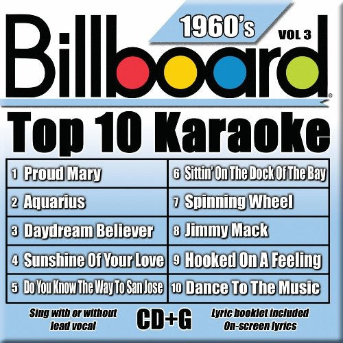 Billboard Top 10 Karaoke: 1960's 3 / Various: Billboard Top 10 Karaoke: 1960's, Vol. 3